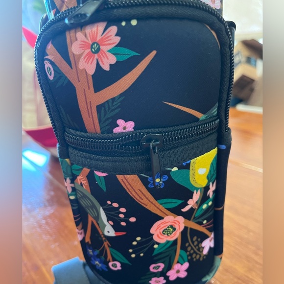 New Tumbler Sleeve with Adjustable Strap & Attached Zippered Pouch - Picture 14 of 16